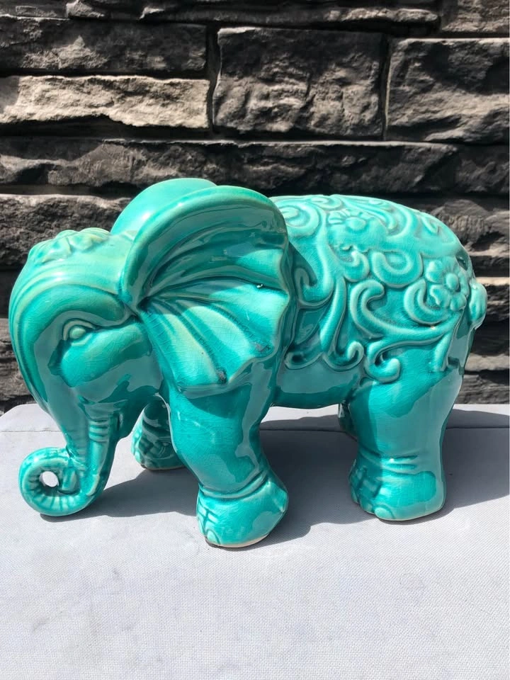 Vintage Ceramic Lucky Elephant - photo 3
