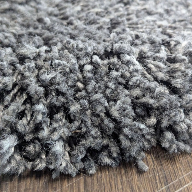 Large Grey Shag Rug - Thick & Plush (6x8) - photo 2