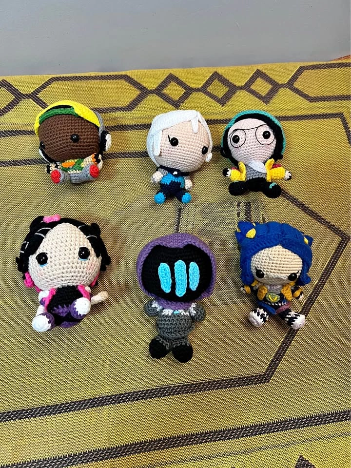 Custom Valorant Agent Crochet Amigurumi Plushies (6 Available)