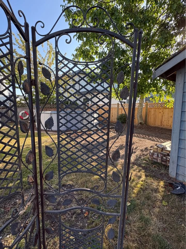 Iron vine pattern garden divider - photo 2