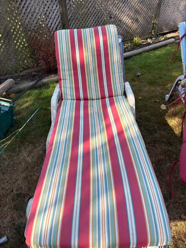 End of summer yard sale: Loungers and cushions - photo 3