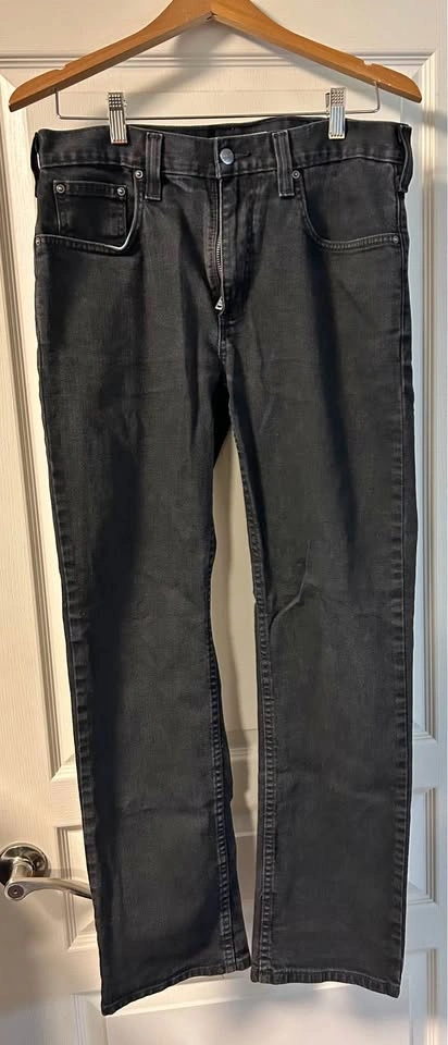 Carhartt Relaxed Fit Black Jeans 32x32