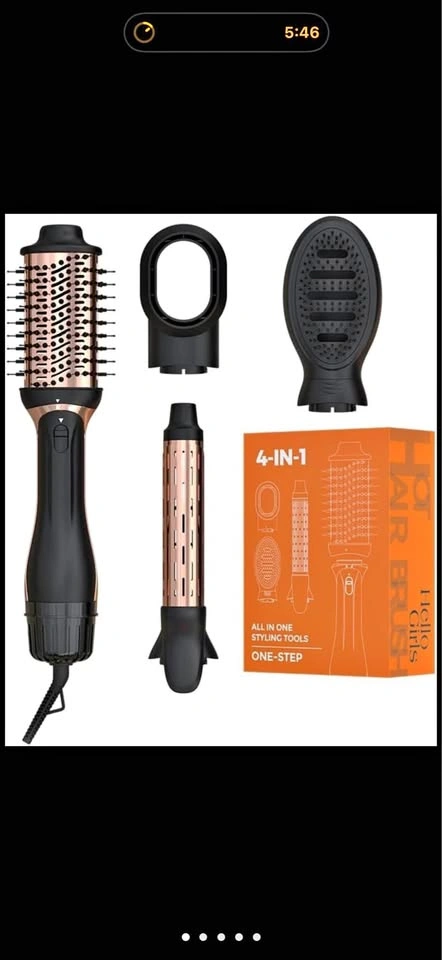 4-in-1 Hot Air Brush Blow Dryer & Hair Volumizer