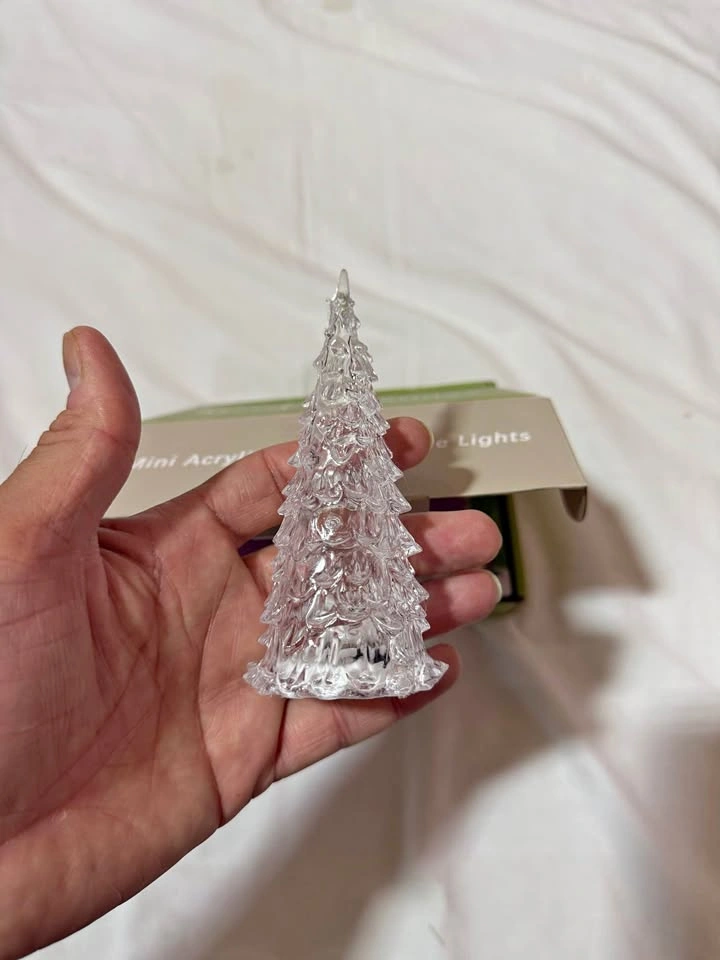 LED Christmas Tree Lights, Mini Acrylic, Color Changing (3pk)