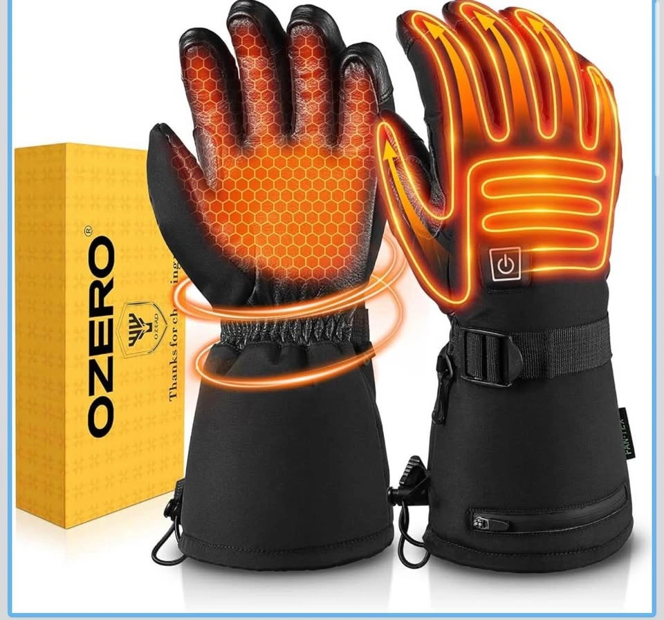 OZERO Heated Gloves Mittens - Size Large - 6000mAh - photo 2