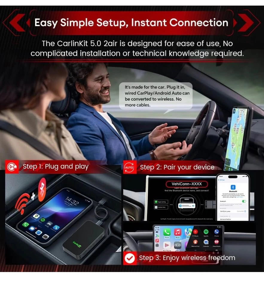 Wireless CarPlay Adapter for iPhone & Android CPC200-C2Air - photo 5