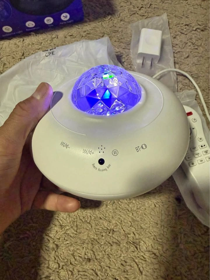LED Star Light Projector with Bluetooth Speaker