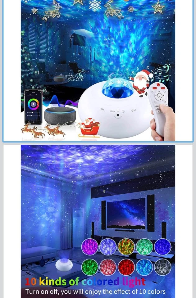 LED Star Light Projector with Bluetooth Speaker - photo 5