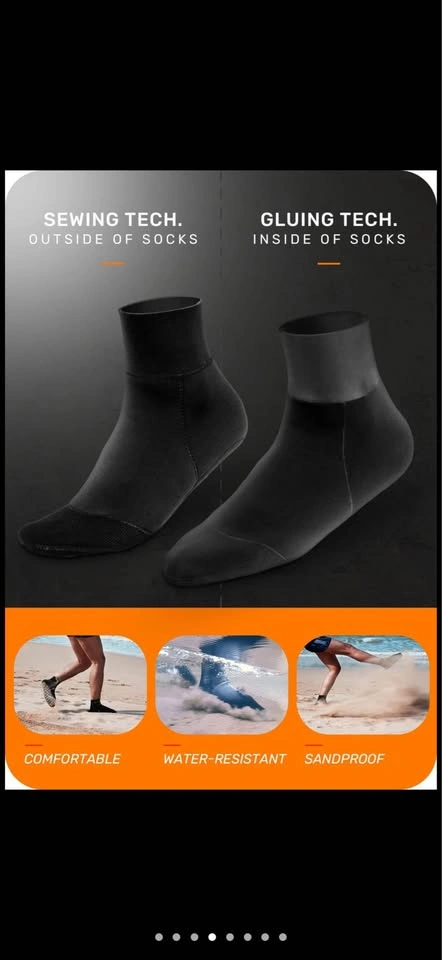 CAPAS 2mm Neoprene Sand Socks for Beach Volleyball & Water - photo 3