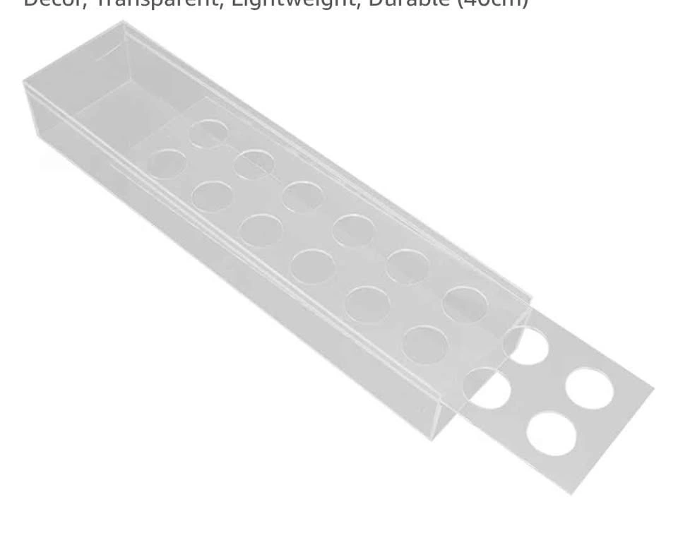 5 Rectangle acrylic base 24 holes - photo 2