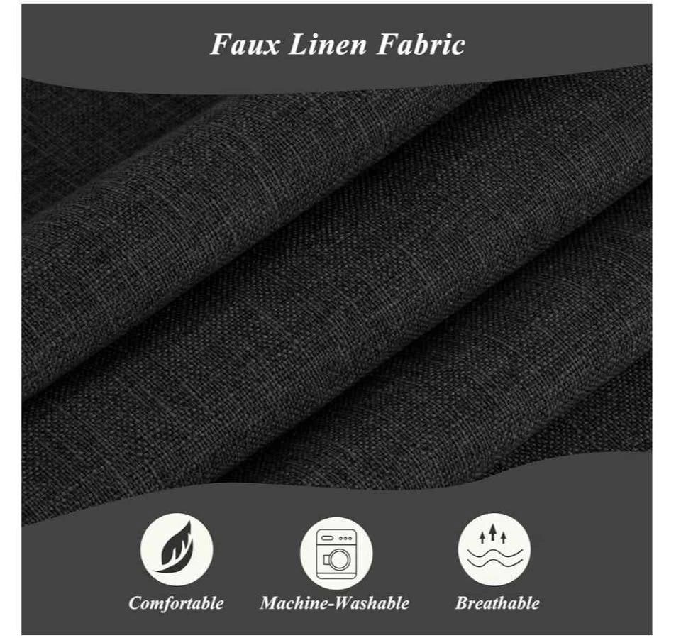 6 Dining chair cushions black - photo 4