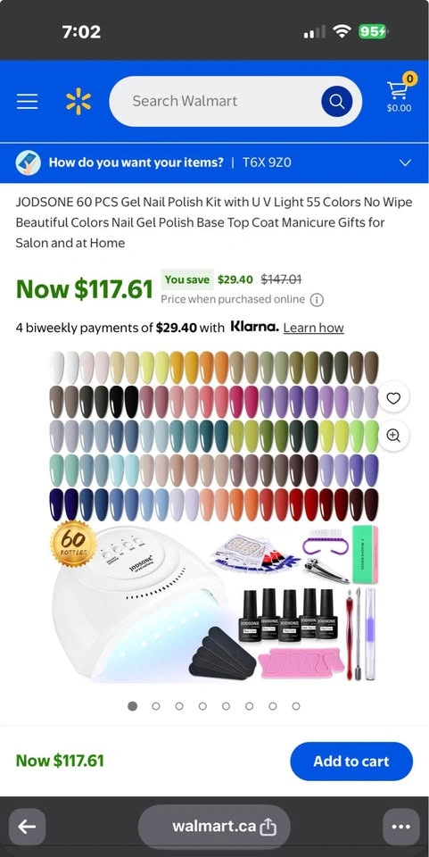 Gel Nail Polish Kit with UV LED Light, 61 PCS Set - photo 3