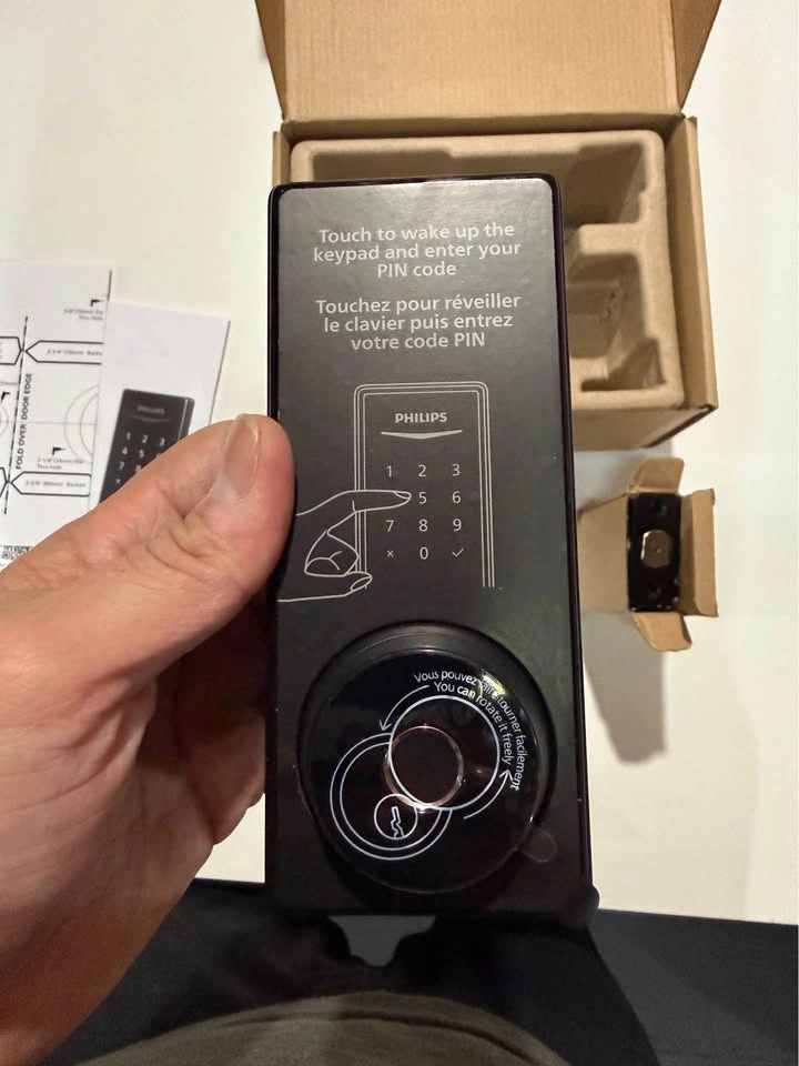 Philips Fingerprint Door Lock, Touchscreen Digital Deadbolt - photo 3