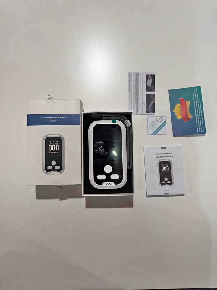 5-in-1 Carbon Monoxide, Gas, Smoke, Temp, Humidity Detector