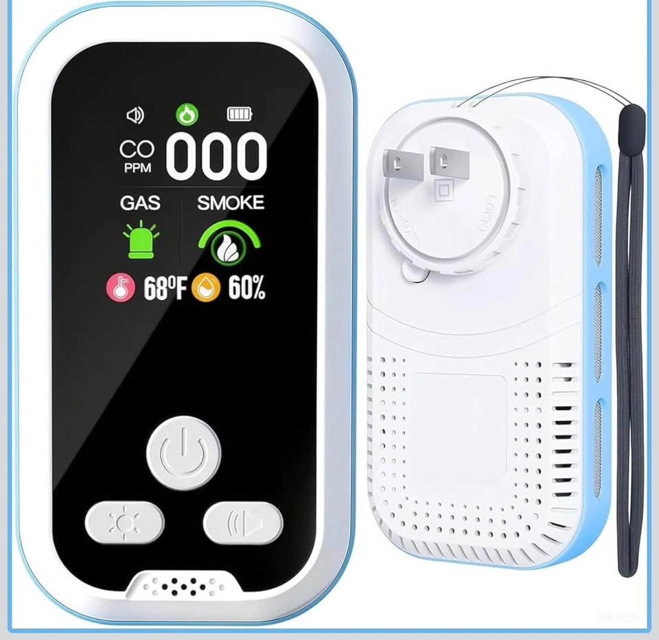 5-in-1 Carbon Monoxide, Gas, Smoke, Temp, Humidity Detector - photo 2