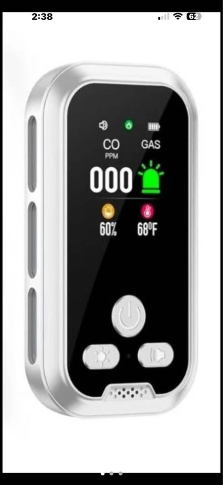 5-in-1 Carbon Monoxide, Gas, Smoke, Temp, Humidity Detector - photo 5