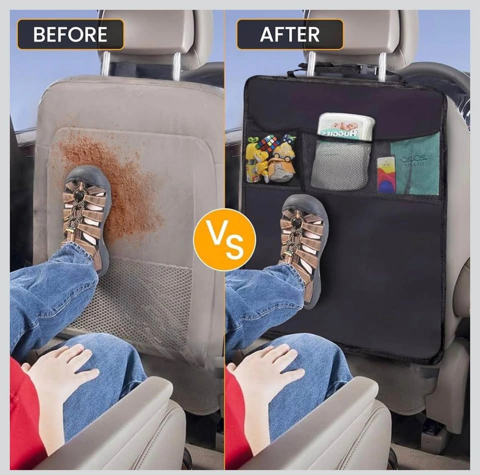 2pcs car kick mat back seat protector - photo 4