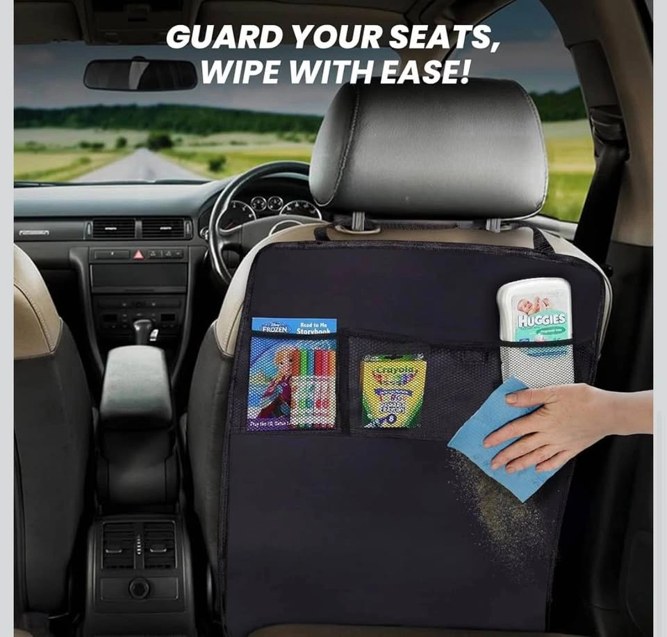 2pcs car kick mat back seat protector - photo 5
