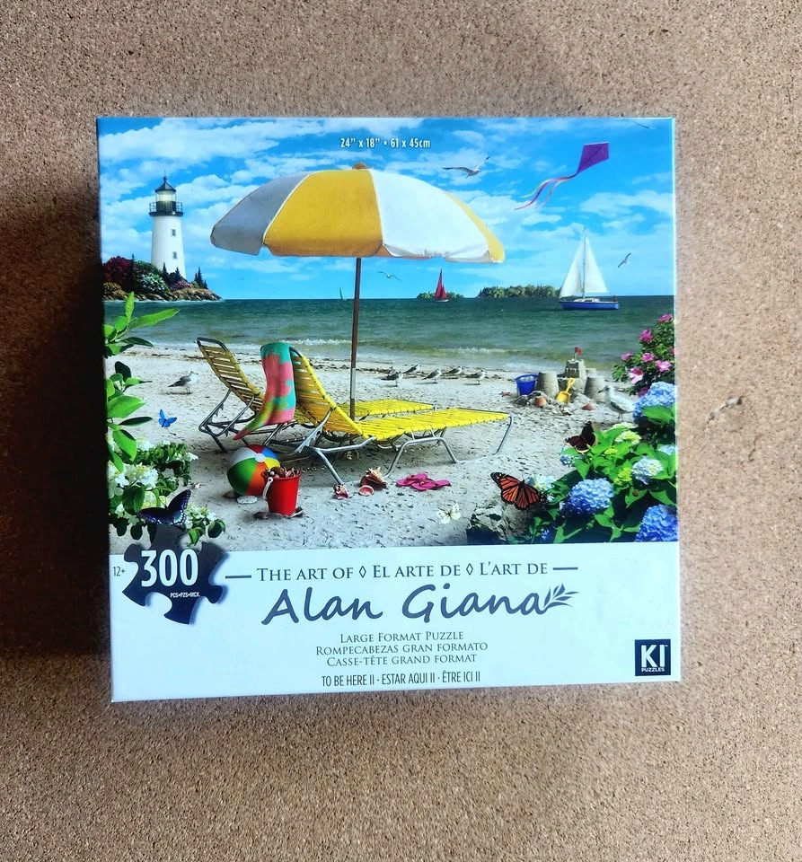 Set of 4 300-piece Puzzle Lot - photo 4