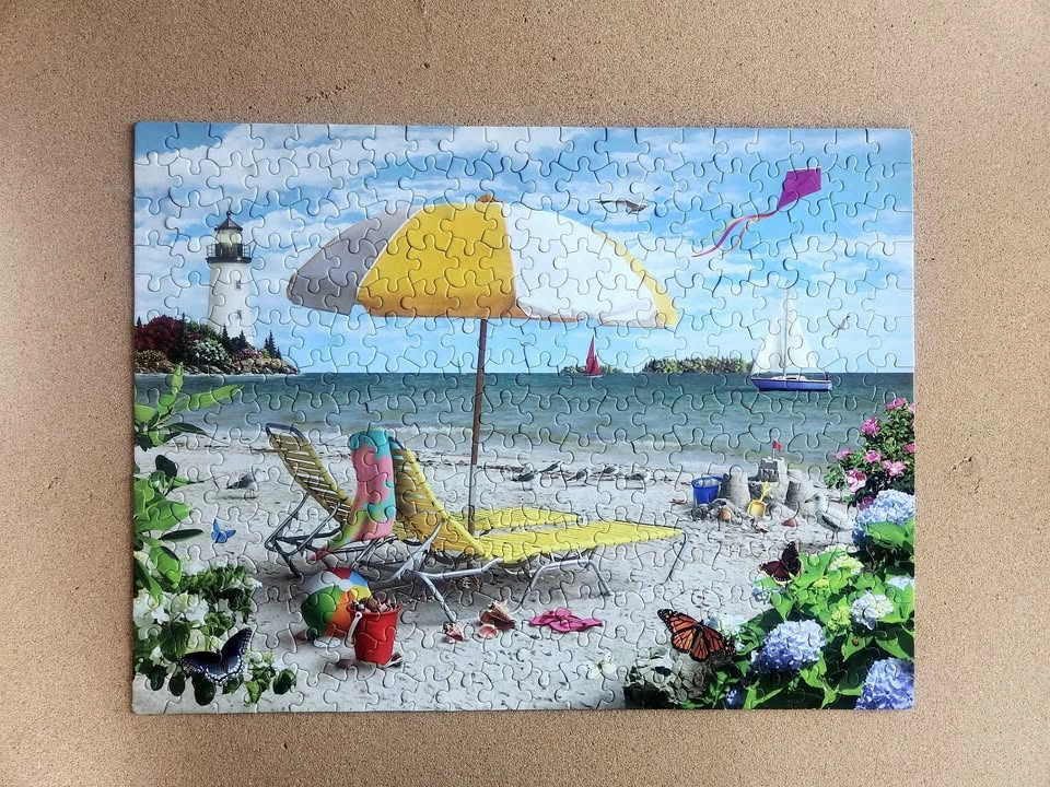 Set of 4 300-piece Puzzle Lot - photo 5