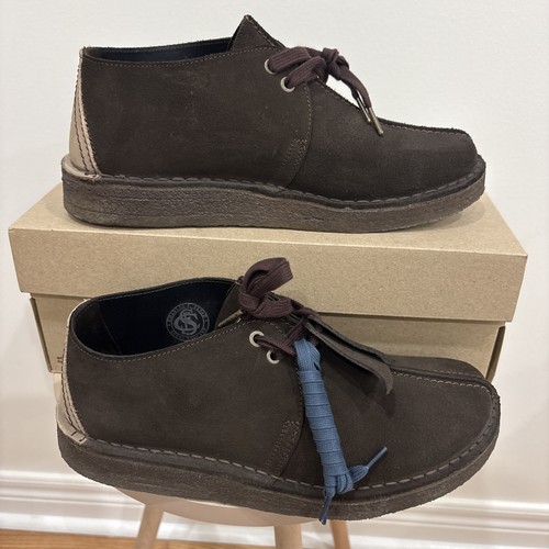Clarks Originals Desert Trek Mens Dark Brow Suede Boots US 9.5 - photo 3