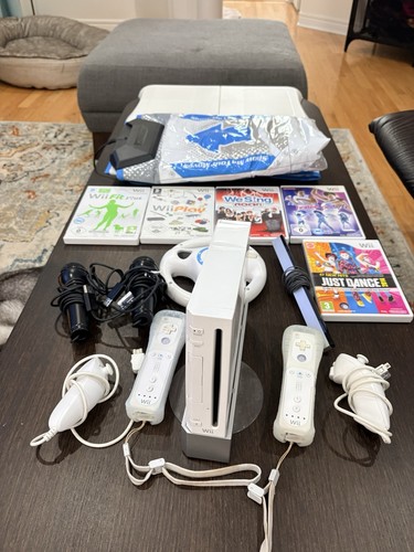 Nintendo Wii Console Full Bundle with All Accessories