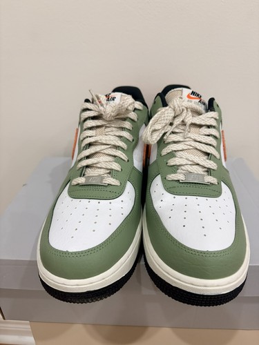 Nike Air Force 1 '07 Oil Green Orange FD0758-386 Men's Size 10 - photo 2