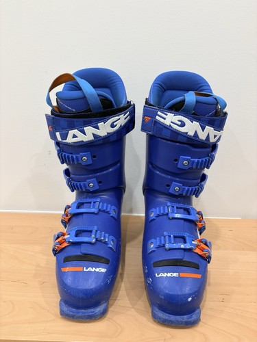 Lange RS 110 Ski Boots Mens Mondo 25-25.5 Blue Race Performance