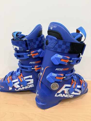 Lange RS 110 Ski Boots Mens Mondo 25-25.5 Blue Race Performance - photo 3