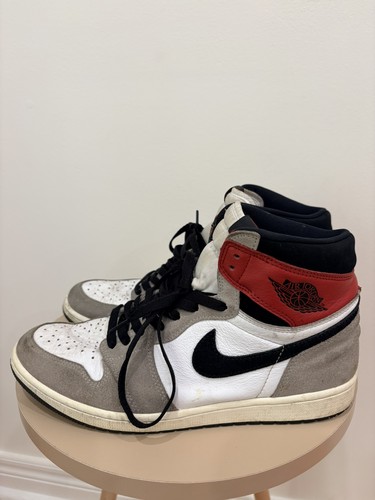 Air Jordan 1 Retro High OG Men's Size 10 Light Smoke Grey - photo 2