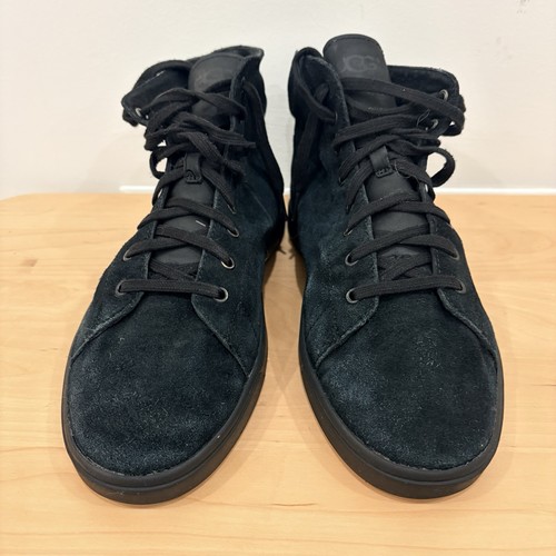 UGG Suede Leather Black Boots Shoes Men’s Size 9