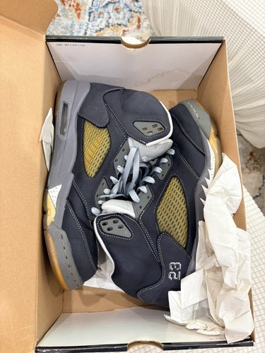 Nike Air Jordan 5 Retro Wolf Grey 2011 Size 10.5 Rare - photo 2