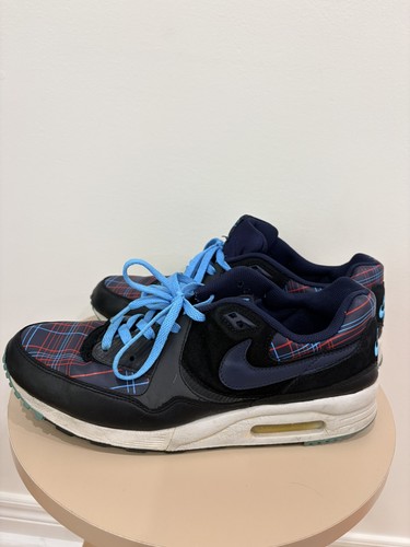 RARE 2008 Nike Air Max Light Premium Plaid Vivid Blue US 11 - photo 2