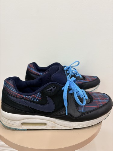 RARE 2008 Nike Air Max Light Premium Plaid Vivid Blue US 11 - photo 3