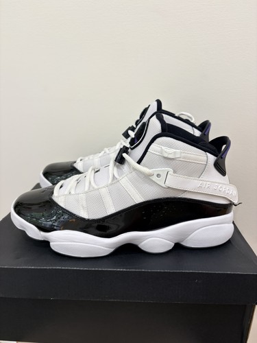 Nike Air Jordan 6 Rings Defining Moments White Black Gold - photo 2