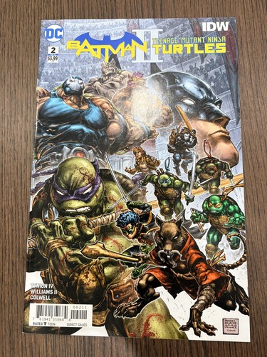 BATMAN / TEENAGE MUTANT NINJA TURTLES II #2 NM 2017 DC COMICS TM