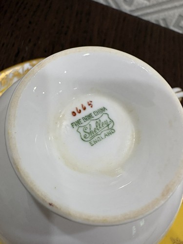 Shelley Vintage cup and saucer miniature - photo 2