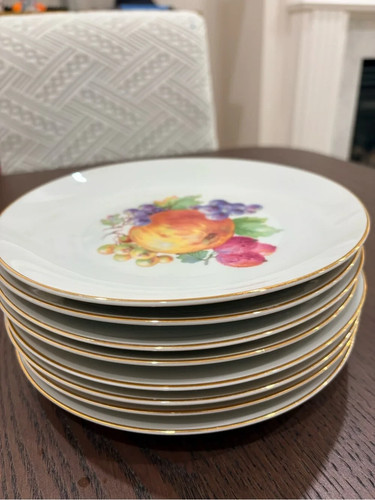 Shonwald German Classic Fruit Motif Dessert Plates - photo 2