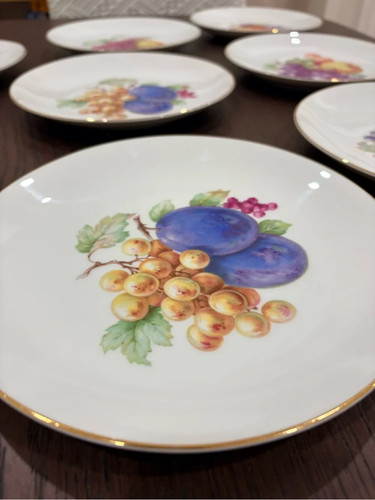 Shonwald German Classic Fruit Motif Dessert Plates - photo 4