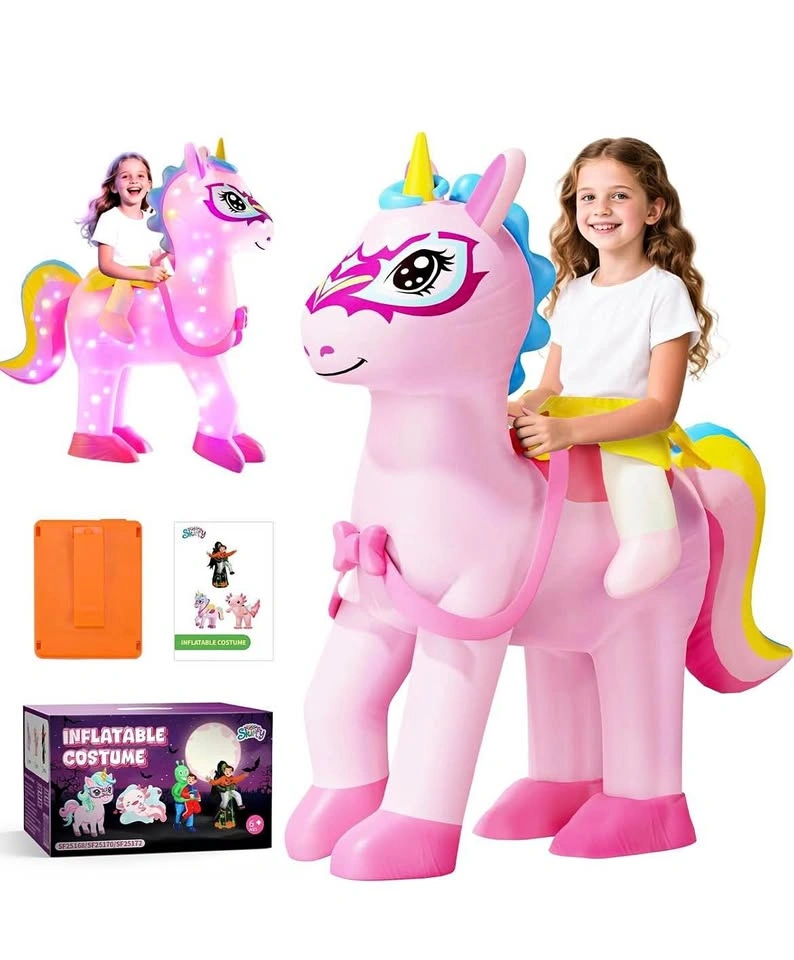 Unicorn inflatable costume for 6 to 10 years