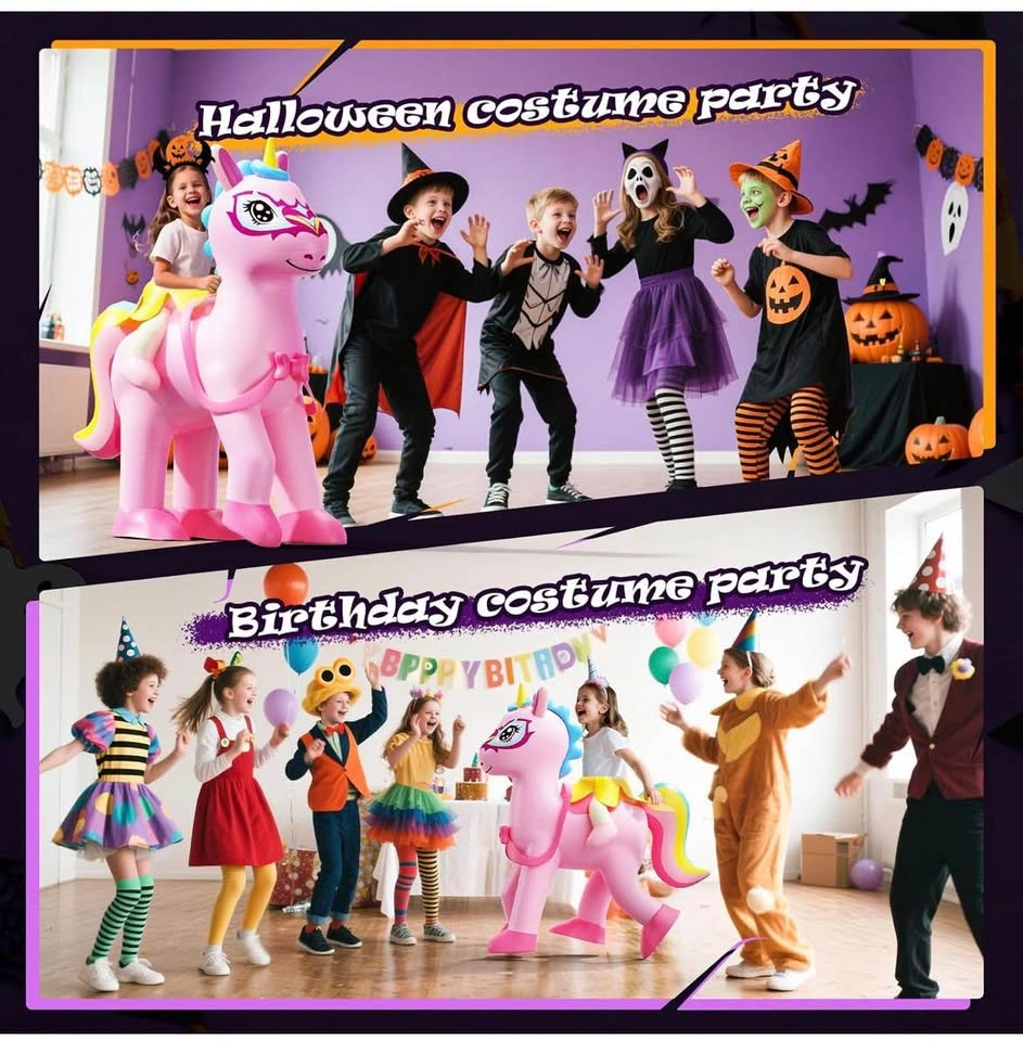 Unicorn inflatable costume for 6 to 10 years - photo 3