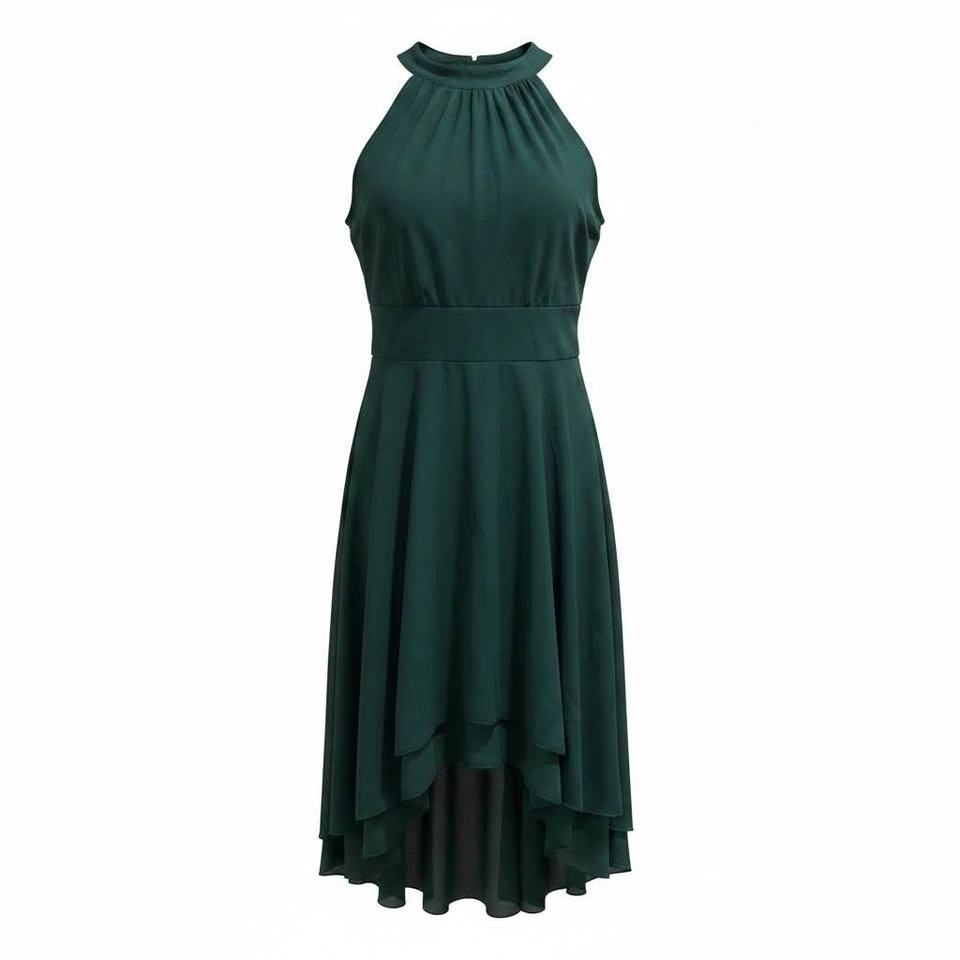 Green Halter Dress – Size L – Brand New - photo 2