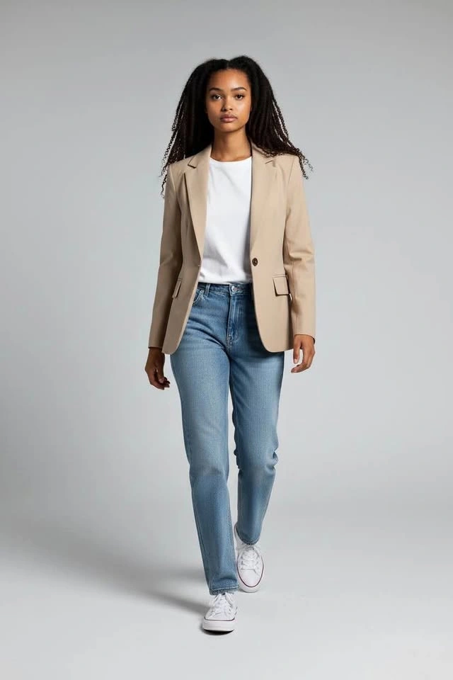 Tan Blazer – Size S – Brand New