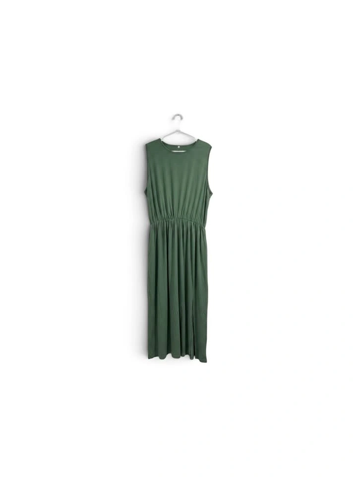 Green Sleeveless Dress Side Split – Size 2XL – Brand New - photo 2