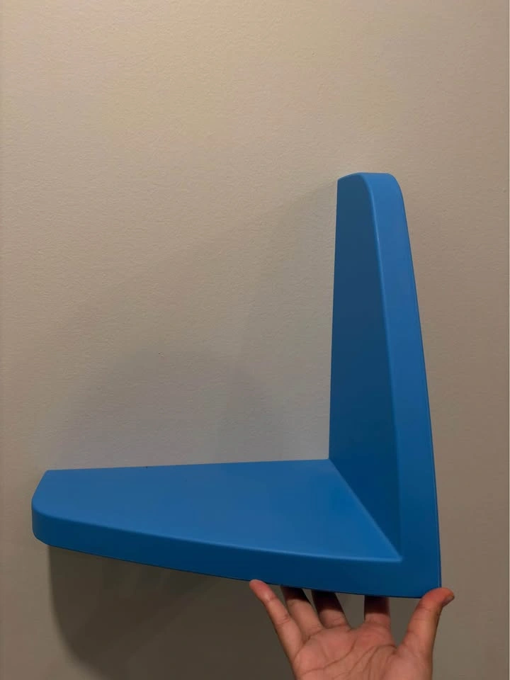 2 Blue Wall Shelves - photo 2