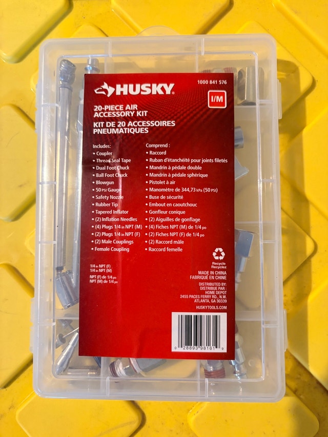 Husky 20-Piece Air Accessory Kit