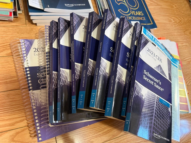 CFA L1&L2 + FRM Part 1 + CMA P1&P2 Study Material + Journals - photo 3