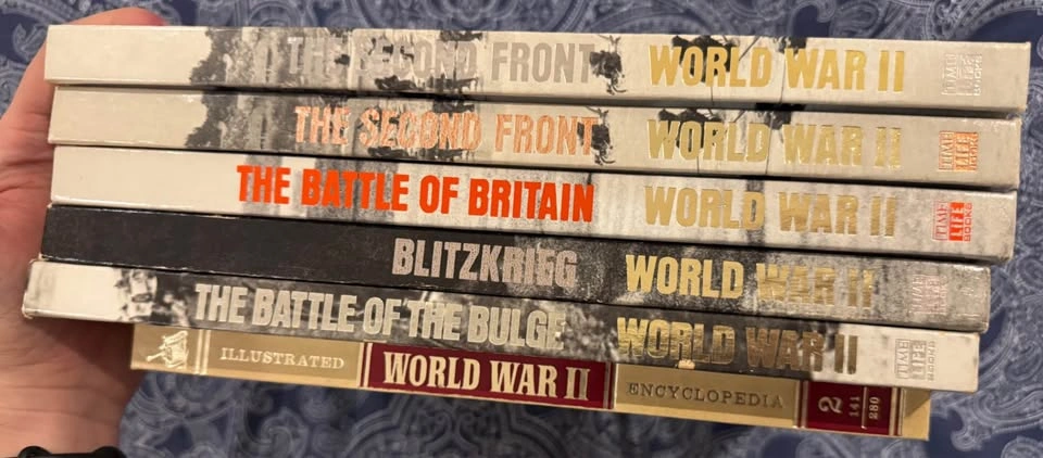 Vintage WWII History Books – Time-Life & Encyclopedia – 6 Books - photo 2