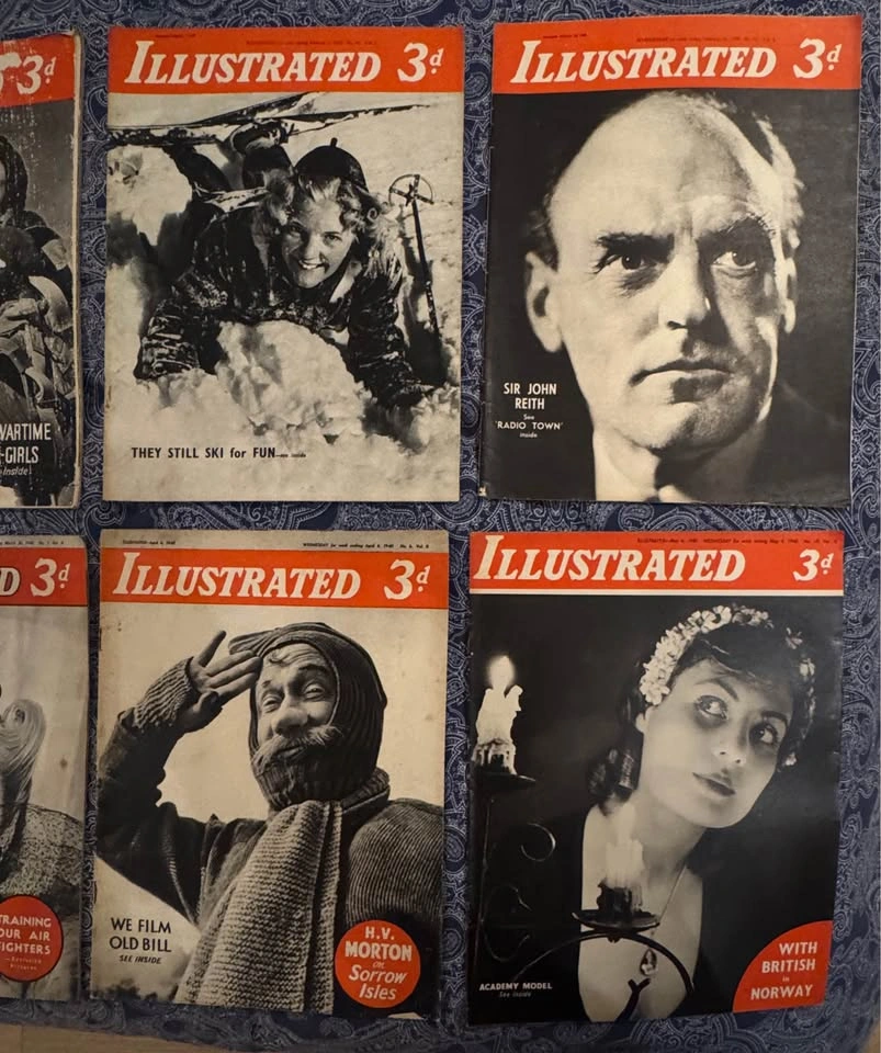 10 Original WWII-Era Illustrated Magazines 1939–1940 - photo 4