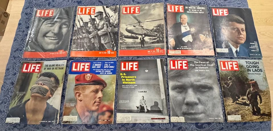 10 Vintage LIFE Magazines 1938–1971: WWII, JFK, Vietnam War